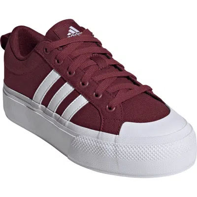 Adidas Originals Adidas Bravado 2.0 Platform Skate Sneaker In Red/white/white