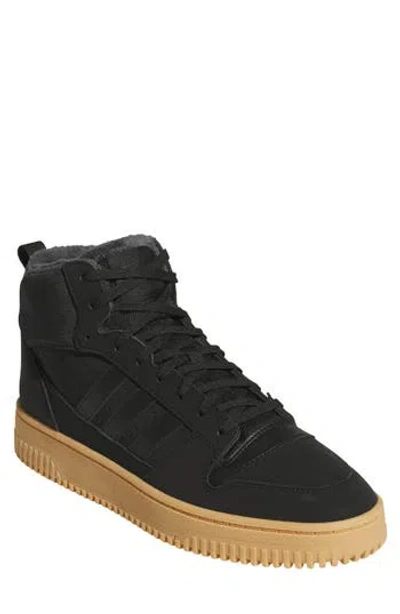Adidas Originals Adidas Break Start Winterized Basketball Sneaker In Black