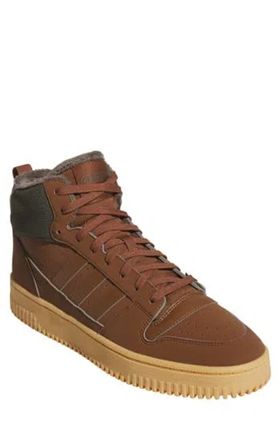 Adidas Originals Adidas Break Start Winterized Basketball Sneaker In Brown