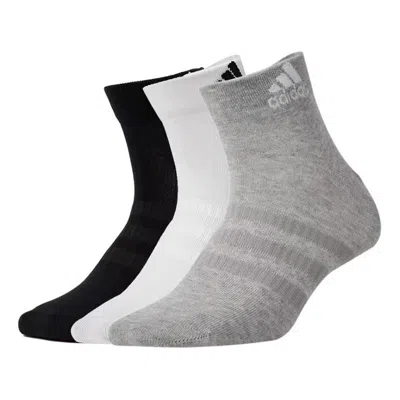 Adidas Originals Adidas Breathable Sports Short Basketball Socks Black/white/grey