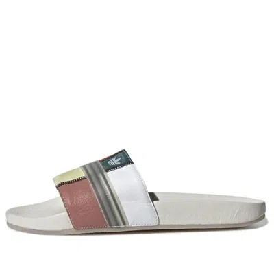 Adidas Originals Adidas Bristol Studio X Adilette Slide 'early Millennial Hip Hop' In Animal Print