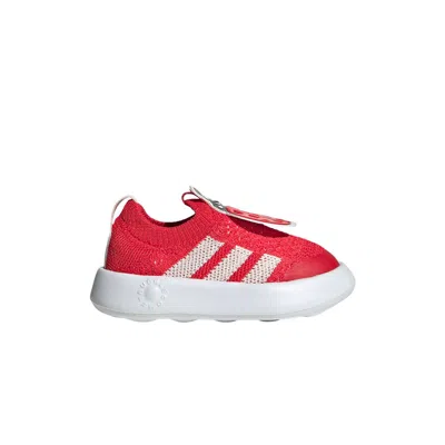 Pre-owned Adidas Originals Adidas Bubblecomfy Td 'pure Ruby Off White' | Red | Infant Size 5.5