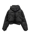 Adidas Originals Adidas By Stella Mccartney Cropped Quilted Jacket In Black
