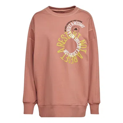 Adidas Originals Adidas By Stella Mccartney Sportswear Sweatshirt 'faded Ambient Blush' In Pink