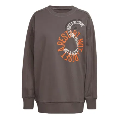 Adidas Originals Adidas By Stella Mccartney Sportswear Sweatshirt 'grey Brown'