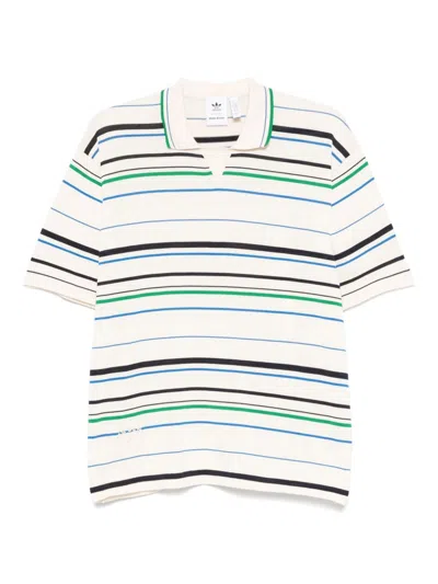 ADIDAS ORIGINALS ADIDAS BY WALES BONNER COTTON BLEND KNITTED POLO SHIRT