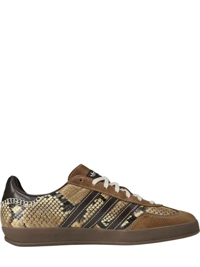Adidas Originals Adidas By Wales Bonner Gazelle Snake Sneaker In Brown