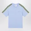 ADIDAS ORIGINALS ADIDAS BY WALES BONNER LIGHT BLUE COTTON T SHIRT WITH STRIPES