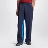 Adidas Originals Adidas X Wales Bonner Navy Blue Activewear Pants With Elasticized Waistband In Blue