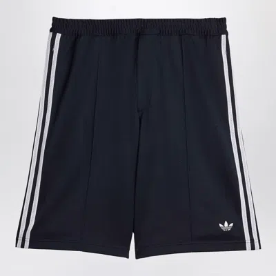 ADIDAS ORIGINALS ADIDAS BY WALES BONNER NAVY BLUE OVERSIZED STRETCH TWILL BERMUDA SHORTS