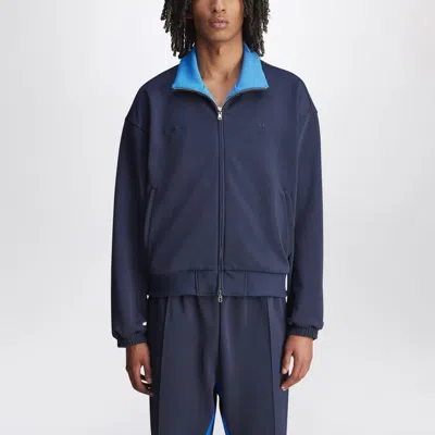 ADIDAS ORIGINALS NAVY BLUE ZIP HOODIE