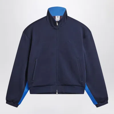 ADIDAS ORIGINALS ADIDAS BY WALES BONNER NAVY BLUE ZIP HOODIE