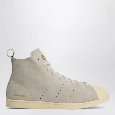 ADIDAS ORIGINALS ADIDAS BY WALES BONNER SNEAKER SUPERSTAR HI MIST STONE/WONDER WHITE/GOLD METALLIC