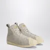 Adidas Originals Adidas X Wales Bonner Superstar Hi White In Gray