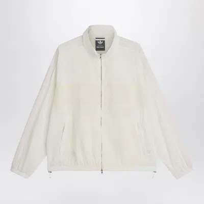 Adidas Originals Adidas By Wales Bonner Wb Zip-up Sports Jacket In Ripstop Fabric In White