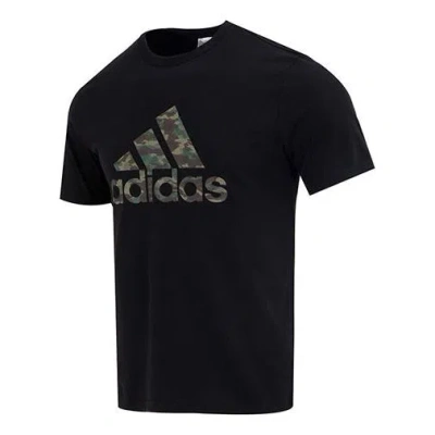 Adidas Originals Adidas Camo Short Sleeve T-shirt 'black'