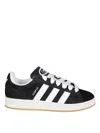 Adidas Originals Low-top Round Toe Sneaker With Flat Rubber Sole In Black