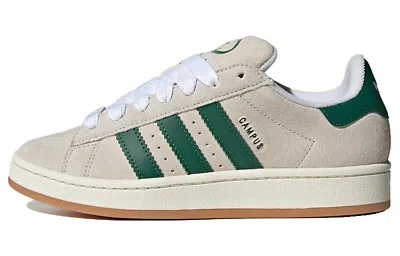 Pre-owned Adidas Originals Adidas Campus 00s Low Crystal White Dark Green W - Gy0038