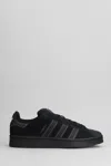 Adidas Originals Campus 00s Suede Three-stripe Sneakers In Black