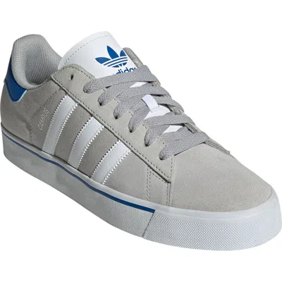 Adidas Originals Adidas Campus Vulcanized Low Top Sneaker In Gray