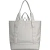 Adidas Originals Adidas Canvas Court Tote Bag In Off White