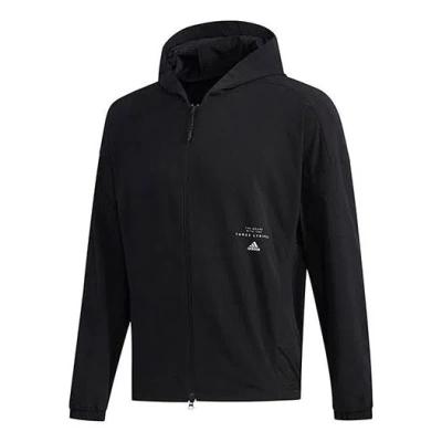 Adidas Originals Adidas Casual Sports Hooded Jacket Men's Black