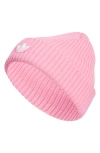 Adidas Originals Adidas Chenille Beanie In Pink