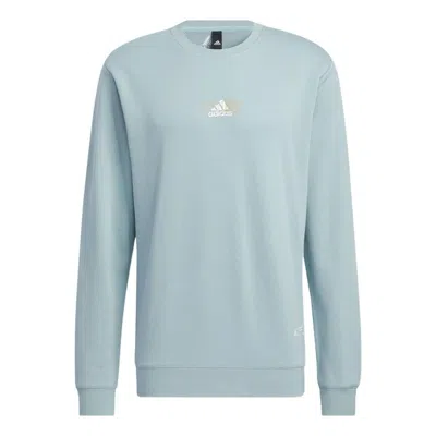 Adidas Originals Adidas China Printing Sweatshirt 'teal' In Blue