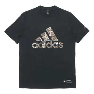 Adidas Originals Adidas China Tee M Panda Crew Neck Sports Short Sleeve Black