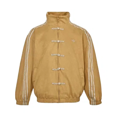 Pre-owned Adidas Originals Adidas Chinese New Year Tang Jacket (asia Sizing) 'mustard' | Yellow | Men's Size Xl