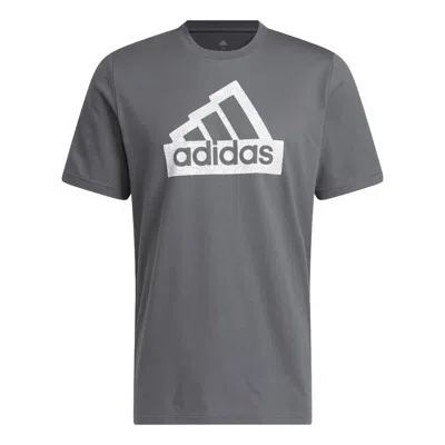 Adidas Originals Mens Adidas City Escape Graphic T-shirt In Grey Five