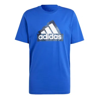 Adidas Originals Adidas City Escape Torn Camo Graphic T-shirt Asia Sizing 'blue'