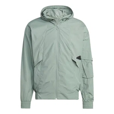 Adidas Originals Adidas City Escape Windbreaker Jacket 'silver Green'
