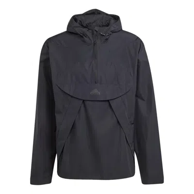 Adidas Originals Adidas City Escape Windbreaker Jackets 'black' In Blue