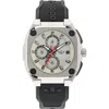 Adidas Originals Adidas City Tech Three Chronograph Resin Strap Watch, 45mm In Black