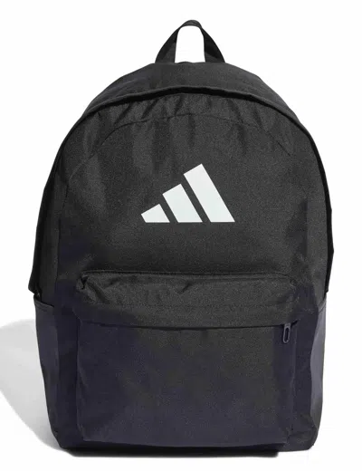 Adidas Originals Adidas Classic 3 Bar Logo Backpack In Black