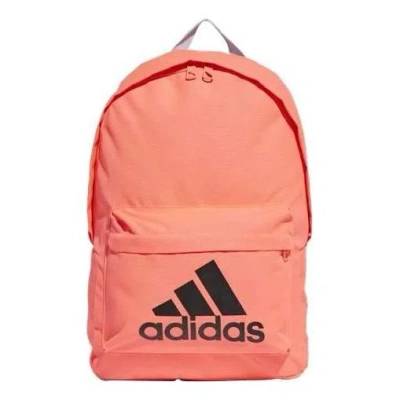 Adidas Originals Adidas Classic Big Logo Backpack 'pink' In Orange