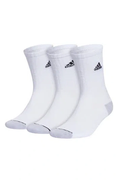 Adidas Originals Adidas Classic Cushioned Crew Socks In White