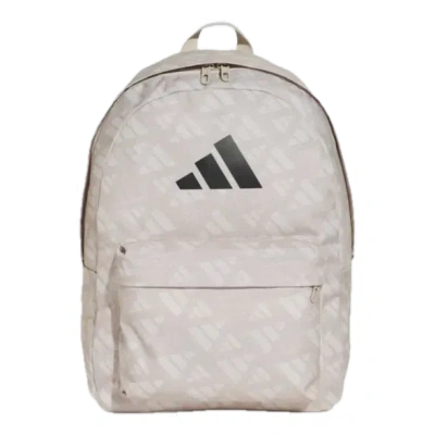 Adidas Originals Adidas Classic Graphics Backpack 'beige' In Pink