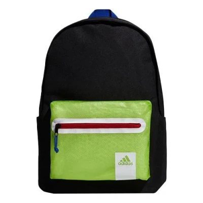 Adidas Originals Adidas Classic Trans Backpack 'black Green' In Multi