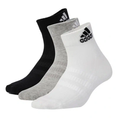 Adidas Originals Adidas Classical Stitching Breathable Short Basketball Socks Unisex Black/white/grey