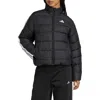 Adidas Originals Adidas Climawarm 3-stripes Puffer Jacket In Black