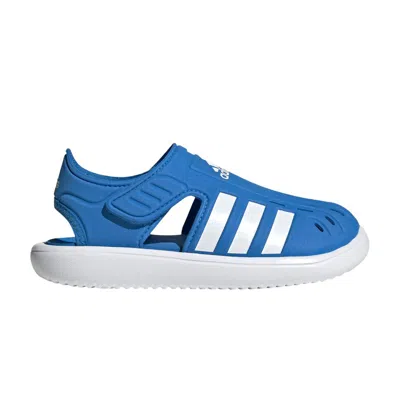 Pre-owned Adidas Originals Adidas Closed Toe Water Sandal C 'blue Rush' | Kid's Size 10