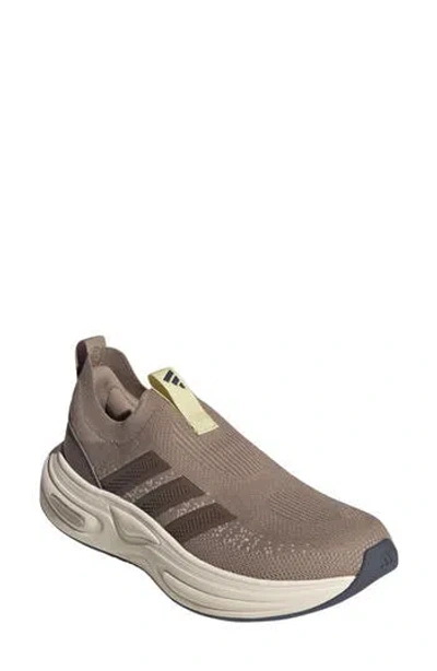 Adidas Originals Adidas Cloudfoam Cuxxion Slip-on Sneaker In Brown