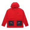Adidas Originals Adidas Cny Jkt New Year's Edition Casual Sports Hooded Jacket Red
