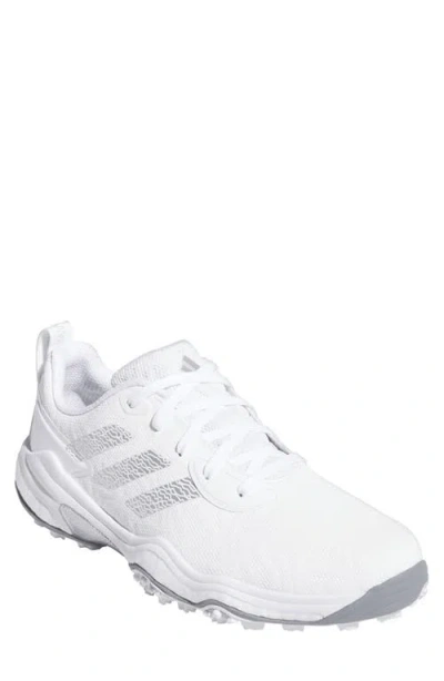 Adidas Originals Adidas Codechaos 25 Waterproof Spikeless Golf Shoe In White/silver/grey