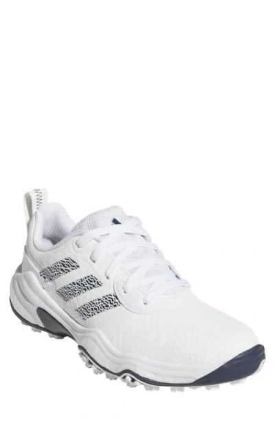 Adidas Originals Adidas Codechaos 25 Waterproof Spikeless Golf Shoe In White/navy/white