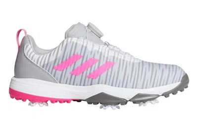 Pre-owned Adidas Originals Adidas Codechaos Boa Golf Grey Screaming Pink Grey (gs) In Grey Two/screaming Pink/grey Four