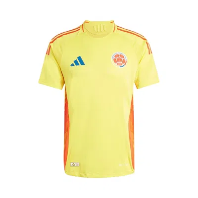 Pre-owned Adidas Originals Adidas Colombia 2024 Home Authentic Jersey 'impact Yellow' | Men's Size Xl