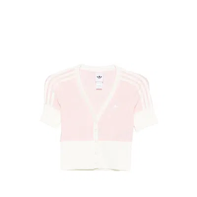 Adidas Originals Adidas Color-block Logo Cardigan In Purple